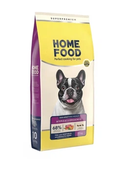 Сухой гипоаллергенный корм Home Food MINI-MEDIUM Hypoallergenic для собак мелких и средних пород с телятиной, овощами и душистыми травами 10 кг