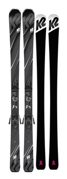 Лижі гірські (комплект) K2 SWEET LUV+ERP 10 QUIKCLIK 149см Grey/black (10C0407.273.1+10C1015.173.2)
