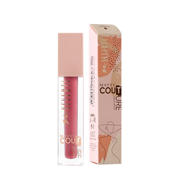 Помада для губ матова Neverti MATTE COUTURE LIQUID (NP804), 103 Rose Classigue Персикова