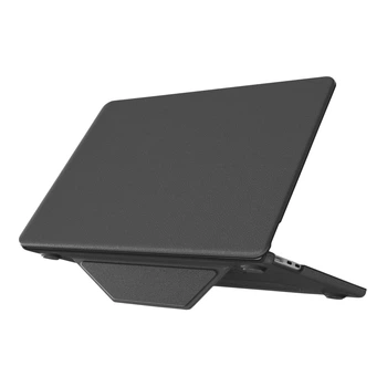Чехол-накладка для ноутбука PC+PU AMO-PU 2024/2023/2021 для Apple MacBook Pro 14 модель A2442/A2779/A2918/A2992 Grey