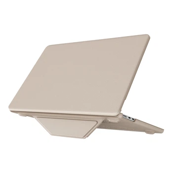 Чохол-накладка для ноутбука PC+PU AMO-PU 2025/2024/2022 для Apple MacBook Air 13 модель M4 A3240/M2 A2681/M3 A3113 Gold