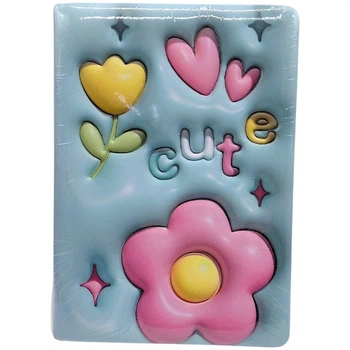 Блокнот 3D Квіти, формат а5 (МʼЯТНИЙ) Malevaro (288975)
