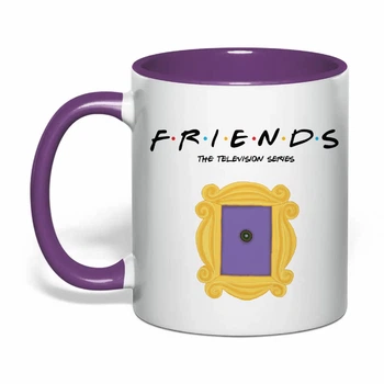 Чашка з друком "Friends (Друзі)" №4 (колір фіолетовий) (37250)