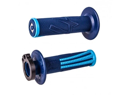 Мото грипсы ODI EMIG PRO MX V2 Lock-On Grip NAVY/Lt Blue