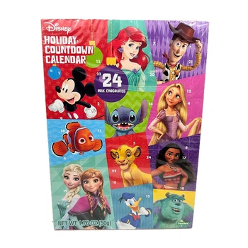 Адвент Календарь для девочек Frankford Disney Holiday Countdown Calendar Дисней 50г
