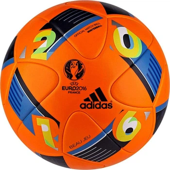 М'яч футбольний Adidas Beau Jeu EURO16 OMB AC5451 №5 Помаранчевий (AC5451)