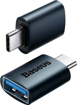 Мини OTG адаптер USB 3.1 на Type-C Baseus Ingenuity Series для смартфонов и планшетов скорость передачи 10 Гбит/с