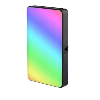 Накамерне відеосвітло LED RGB для селфі та стриму з 80 світлодіодами акумулятор 1800 мАг 3000-6500K