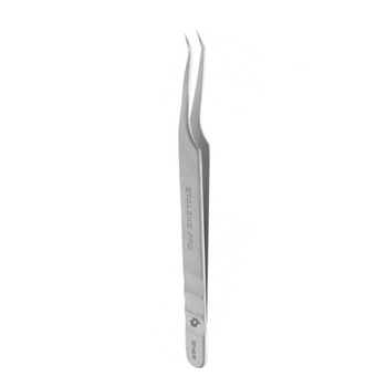 Пинцет профессиональный для ресниц Staleks Expert 41 Type 8 mini L