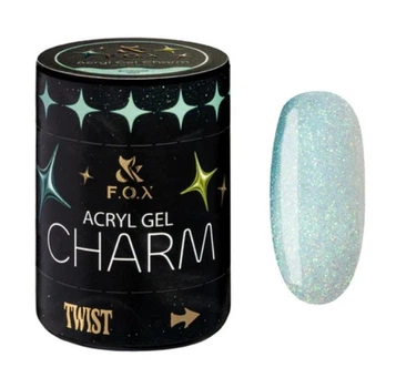 Акригель для моделирования ногтей F.O.X Acryl gel Charm 007 Emerald 20 мл