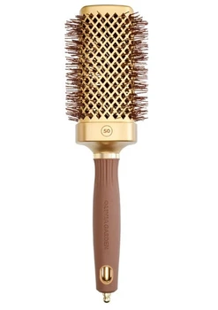 Браш Olivia Garden EXPERT BLOWOUT STRAIGHT Wavy Bristles Gold & Brown 50