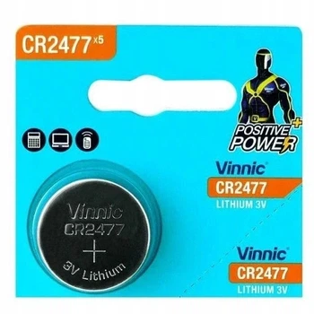 Батарейка CR 2477 Vinnic Lithium 3V