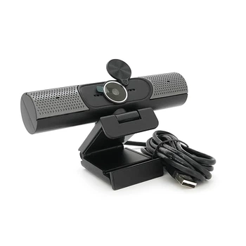 Вебкамера з мікрофоном Q7, 2K 30fps, з автофокусом, пласт. корпус, Black, BOX