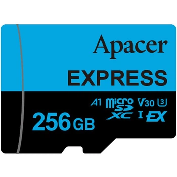 Карта памяти Apacer microSDXC 256GB Class 10 UHS-I U3 V30 A1 (AP256GMCEXG3X17-RA) [150032]