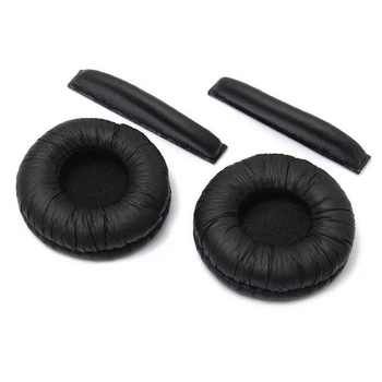 Комплект амбушюр и накладки для наушников Sennheiser PX100 PX100-II PX200 PX200-II - черные