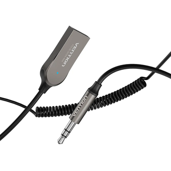 Bluetooth-ресивер Vention Bluetooth 5.0 AUX 3.5 мм 2 в 1 автомобильный аудиоадаптер (NAGHG)