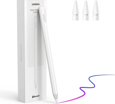 Cтилус UGREEN Pencil for iPad Magnetic Wireless Charge 2nd Generation Pencil(LP653)