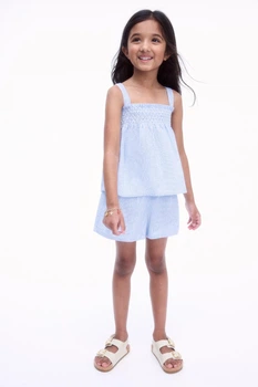 Шорти H&M 1284759-1 98см блакитний смужки