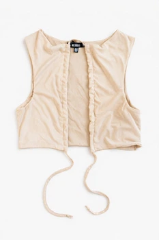 Топ Missguided TJF28600 40 бежевий