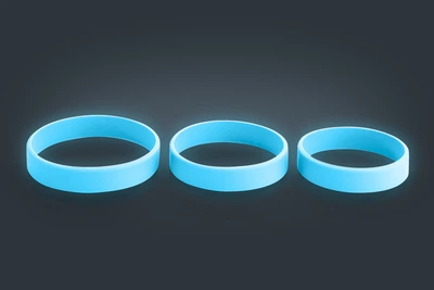 Силіконовий браслет Cyan Glow 1156823220
