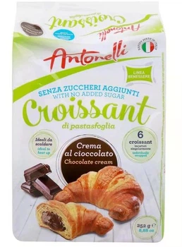 Круассаны Antonelli Croissant Crema di cioccolato 252 г