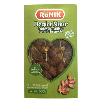 Финики Ronik Deglet Nour на ветке 500 г