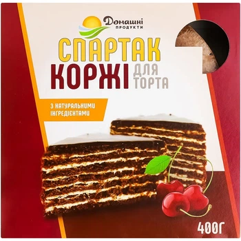 Коржі для торта Спартак Домашні продукти 400 г