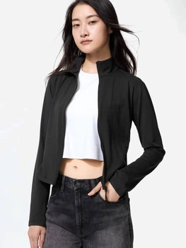 Спортивна кофта жіноча UNIQLO 592268133 M Чорна (1159852524)