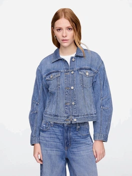 Джинсовая женская куртка Gap 750527567 S Синяя (1159853156)