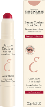 Бальзам для губ Embryolisse Baume Couleur 3 в 1 тонувальний Intense Red 2.5 г (3350900003036)