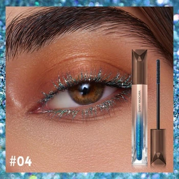 Туш для вій з блискітками PUDAIER Shiny Mascara синій колір