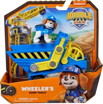 Щенячий патруль Кремез і команда Самоскид і фігурка Вілера Spin Master Paw Patrol Rubble & Crew Wheeler’s Dump Truck (SM28500/6066528)