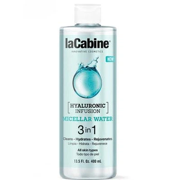 Вода мицеллярная LaCabine с гиалуроновой кислотой 3 в 1 Micelar Water 400 мл