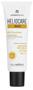 Солнцезащитный крем-эмульсия CANTABRIA LABS SPF50+ HELIOCARE 360º AK Emulsion 50 мл