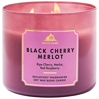 Свеча Bath & Body Works Black Cherry Merlot Scented Candle 3-Wick 411 г