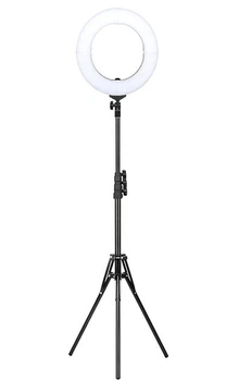 Кільцева лампа з тримачем для телефону та LED освітленням 18" Zomei ZM448 1.8м Black