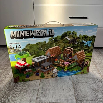 Большой Конструктор Minecraft My World "Деревня с драконами" (936 PCS) | Набор Майнкрафт с фигурками