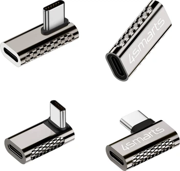 Адаптер 4smarts USB-C OTG Adapter Set 4 Pcs. Black (4252011905737)