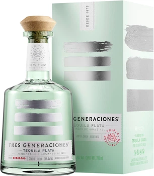 Текіла Sauza Tequila Tres Generaciones Blanco 0.7 л 38% у подарунковій упаковці (7501005618342)