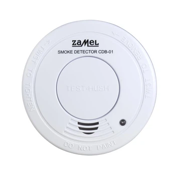 Детектор дыма на батарейках 9V Zamel CDB-01 - GAR10000055