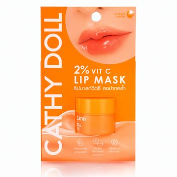 Корейська маска для губ Cathy Doll з 2% гіалуроновою кислотою та вітаміном С, 4.5 г
