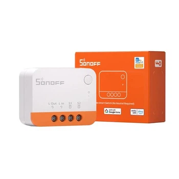 Реле одноканальне, смарт-реле Sonoff Zigbee ZBMINI-L2 Extreme No Neutral Required 110-240V без нульової лінії
