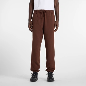Мужские коричневые спортивные брюки New Balance Athletics French Terry Jogger 52 (XL) (MP41508ABJ)