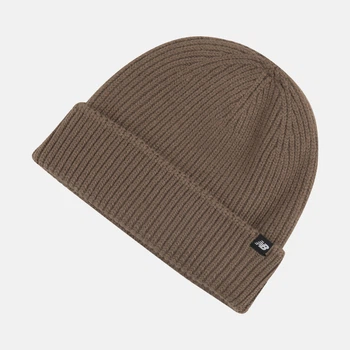 Коричневая шапка New Balance Watchmans Beanie (LAH93015MS)