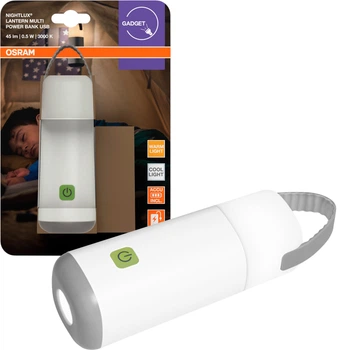 Нічник OSRAM NIGHTLUX MOBILE MULTI Power-bank 0,5W 3000-6500K з акумулятором (4099854530913)