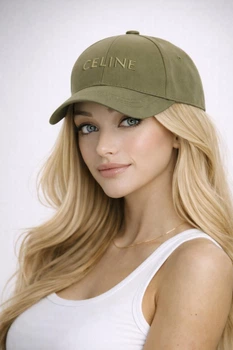 Молодежная кепка с вышивкой CLN One-size 54-57см Хаки