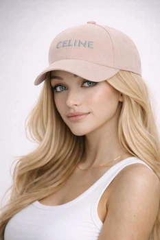 Молодежная кепка с вышивкой CLN One-size 54-57см Пудровый