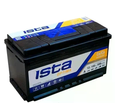Автомобільний акумулятор ISTA Optima 100Ah 800A R+