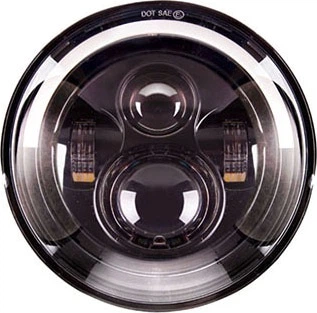 Фара робочого світла Pulso + DRL LP - 60S1 SPOT+FLOOD 4Ledx15W (7 INCH)10-30V/60W/6000K