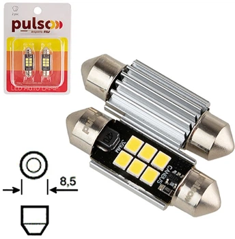 Лампа Pulso софитная LED C5W 36 мм CANBUS 9SMD-2835 12v 2.9W 315lm White (LP-36C5W)